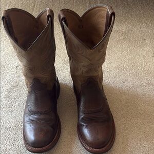 Classic Western Leather Boots